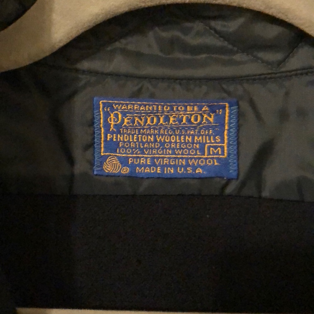 Pendleton Button Down Navy Blue - image 2